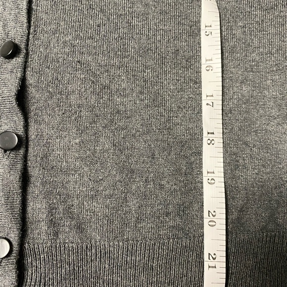 Women's Merona Cardigan Beaded Sweater M Gray - Picture 6 of 6